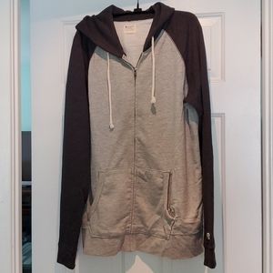 Champion zip up hooded sweatshirt